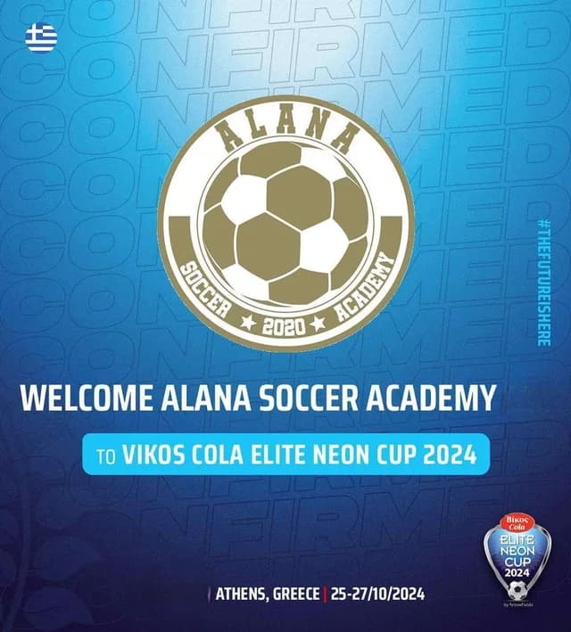 Events: Η Ακαδημία Ποδοσφαίρου AΛΑΝΑ για πρώτη φορά στο ELITE NEON CUP 2024 στην Αθήνα!