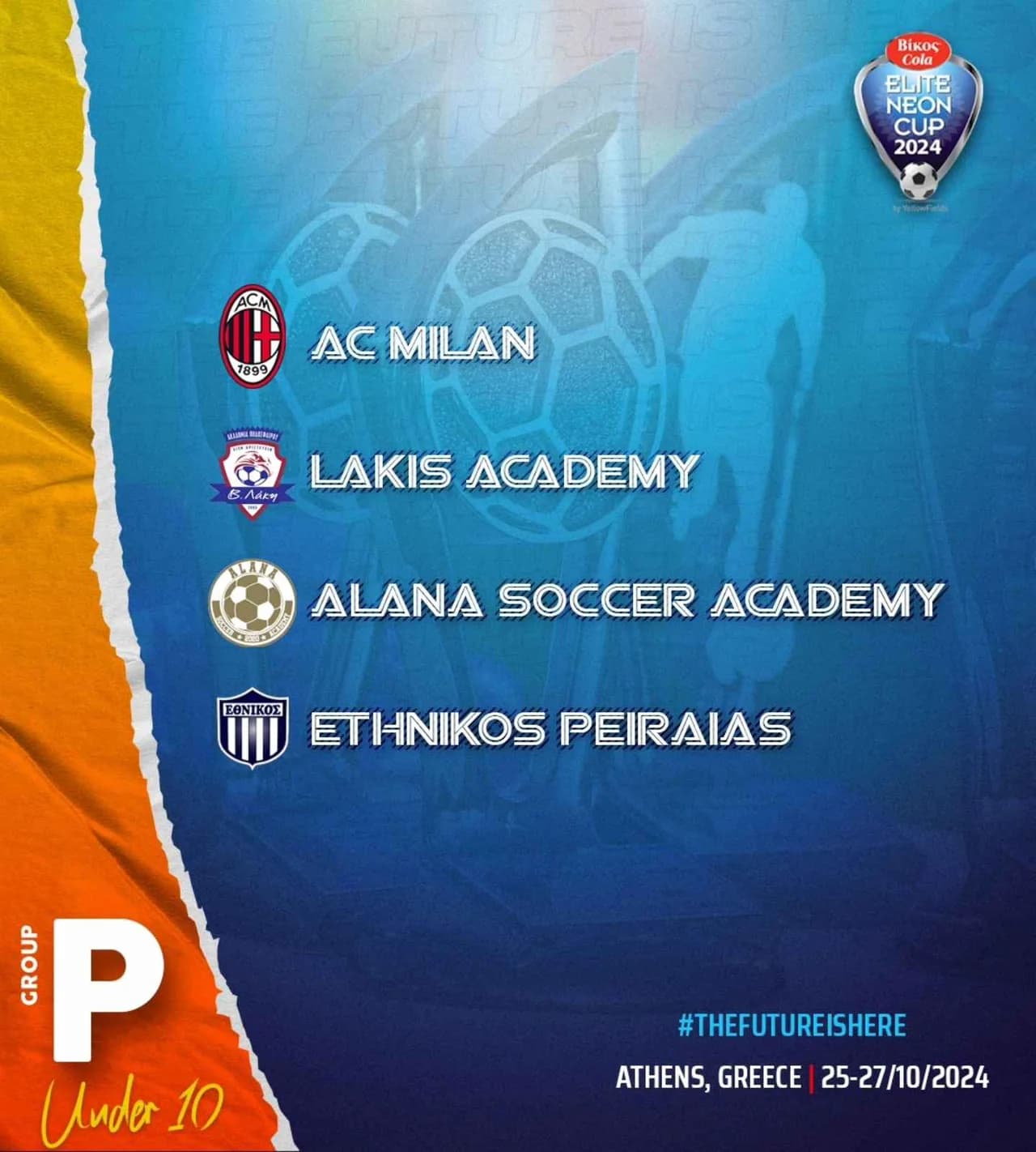 Events: Κόντρα στη ΜΙΛΑΝ η ΑΛΑΝΑ στο τουρνουά ELITE NEON CUP στην Αθήνα